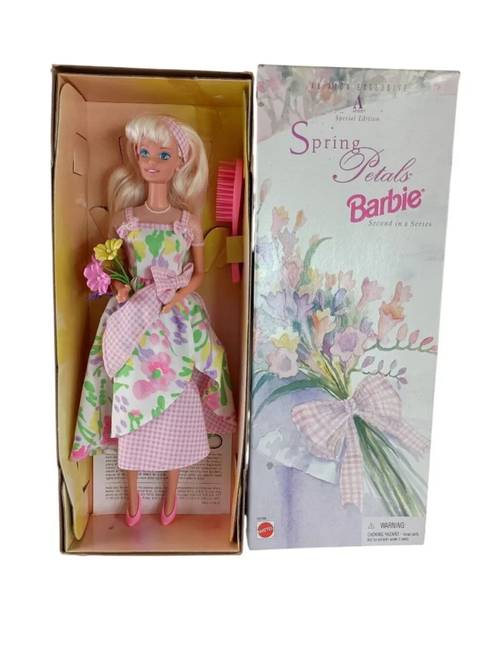 Spring Petals Barbie Doll Avon Exclusive Edition 1996 Second in Series #16746